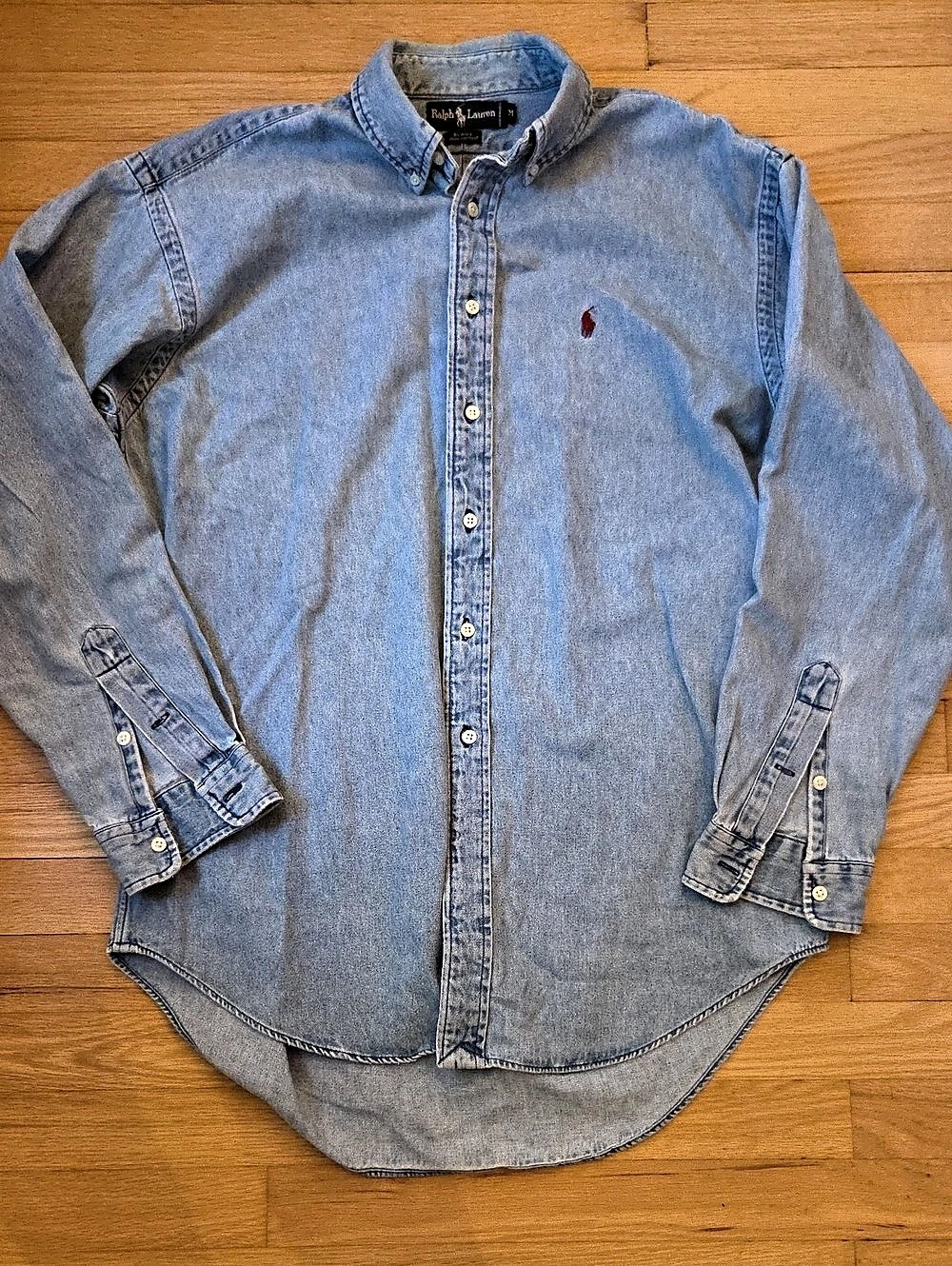 Vintage 90s Polo Ralph Lauren "Blaire" Denim Button Down Shirt